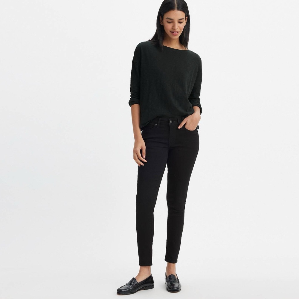 Levi's 711 skinny black - size 26